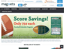 Tablet Screenshot of magnets.com