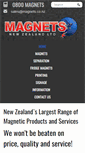 Mobile Screenshot of magnets.co.nz